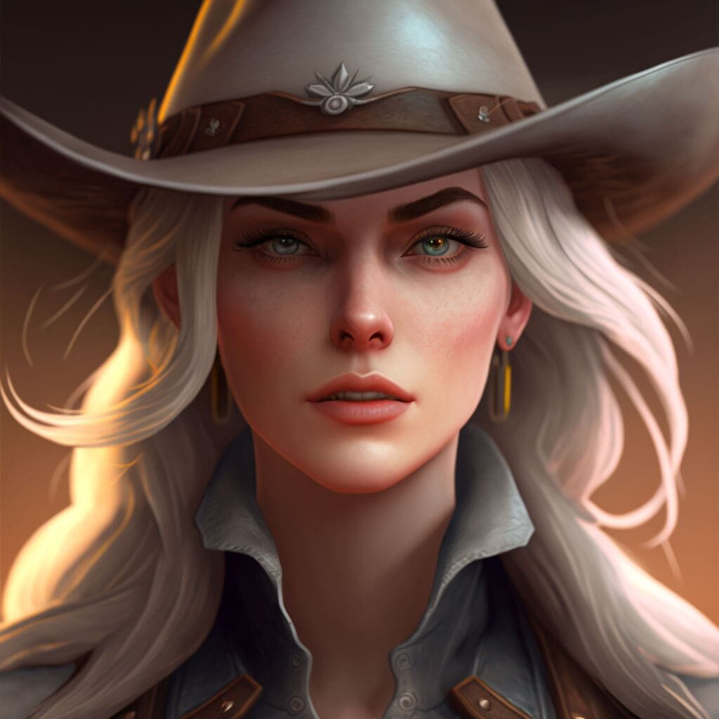 beautiful ashe from overwatch