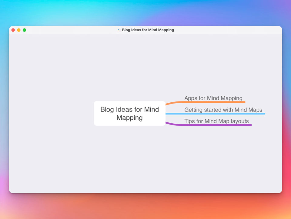 Mind Mapping with Mind Node